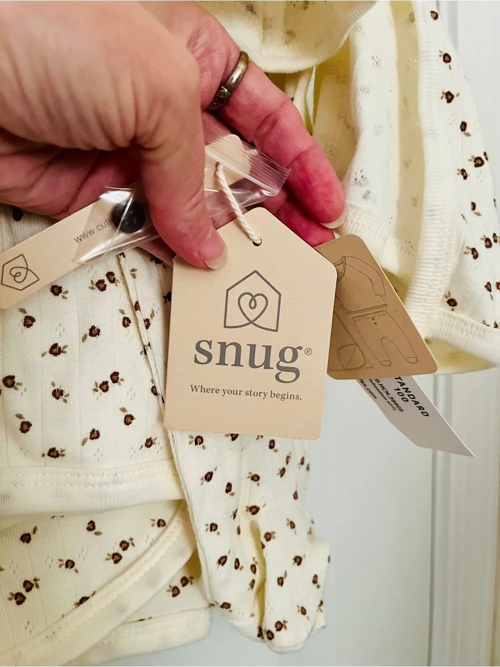 NWT Baby Girl Clothing Lot Organic Jessica Simpson and Pointelle Snug Set